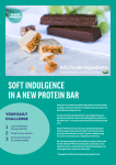 New whey protein goes soft on tough snack bars