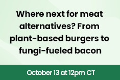 Where next for meat alternatives? From plant-based burgers to fungi-fueled bacon